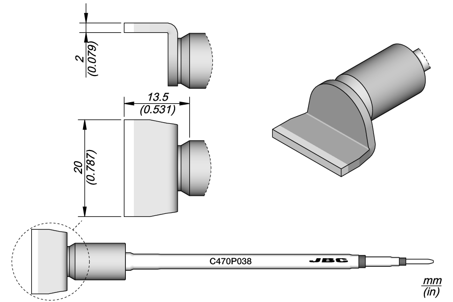 C470P038 - Blade Cartridge 20